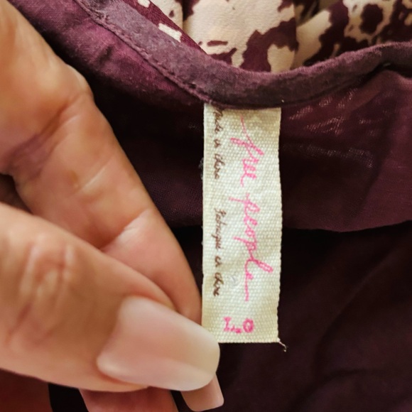 Absolutely stunning Free People Boho style midi/ mini dress with cape sleeves - Picture 5 of 5